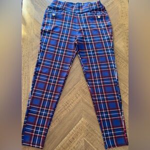 👖 Plaid Bottoms in Blue & Red - Size L/XL